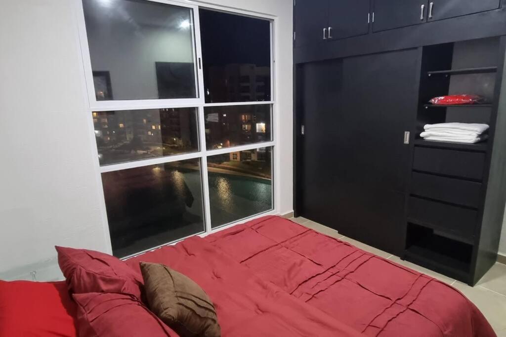 Departamento Con Laguna Artificial Cancún Esterno foto