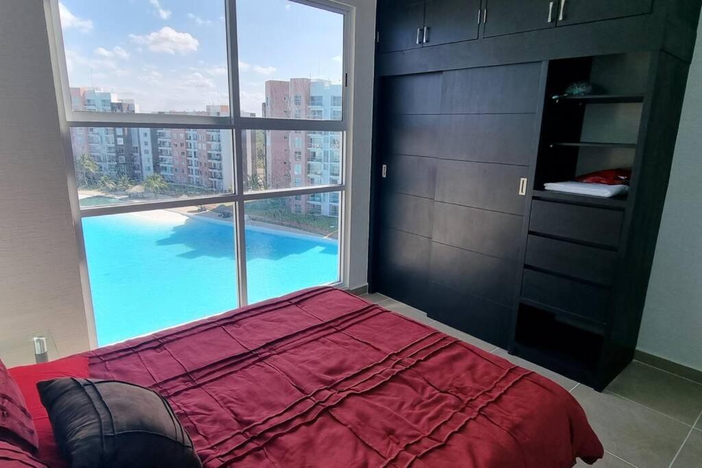 Departamento Con Laguna Artificial Cancún Esterno foto